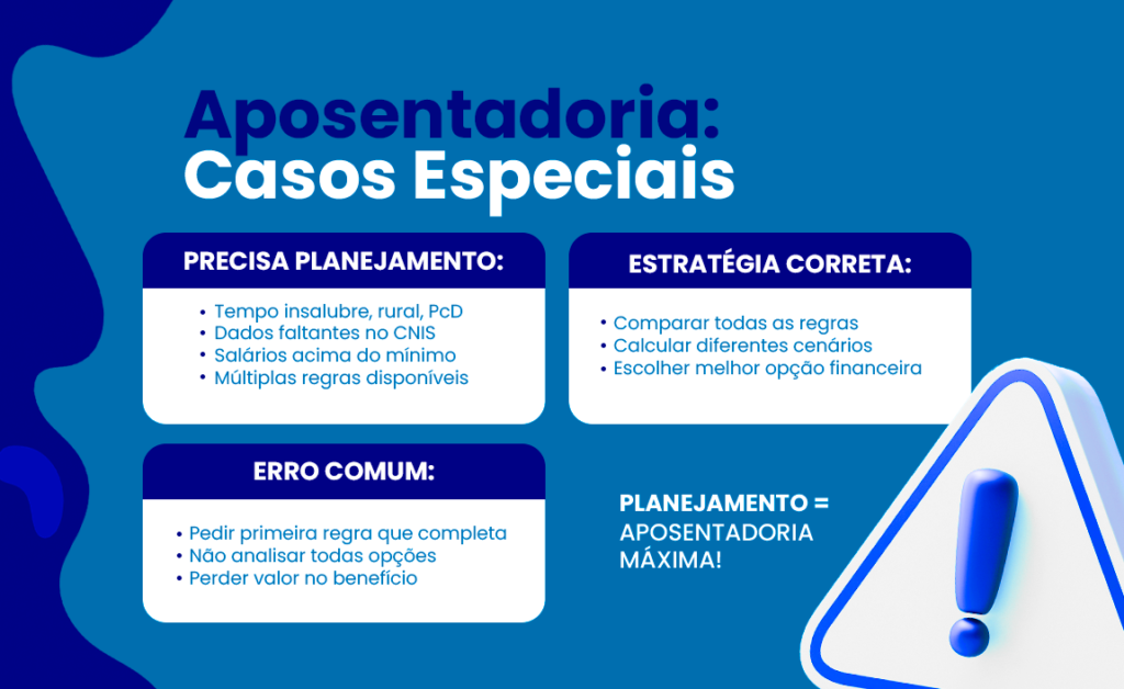 casos de aposentadoria especial