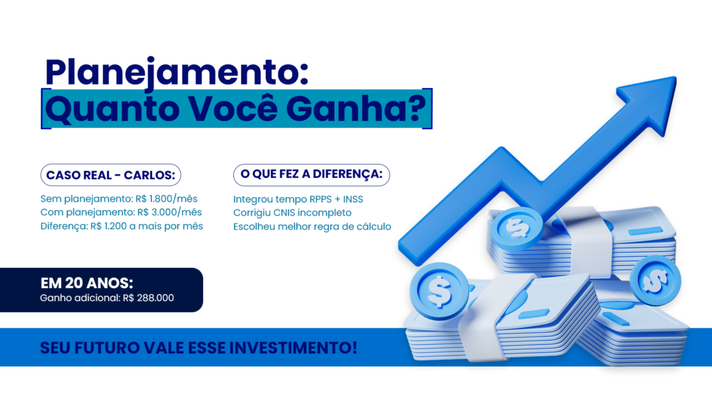 Planejamento Previdenciário: quanto você pode ganhar ao fazer um?