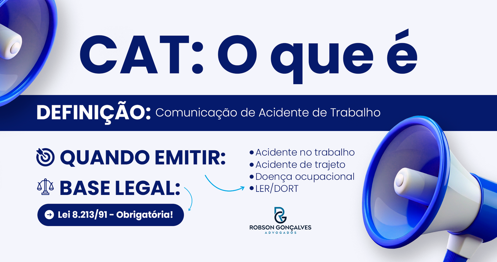 O que é CAT? Para que serve a Comunicação de Acidente de Trabalho?
