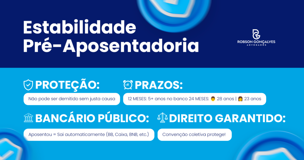 estabilidade pre aposentadoria bancario