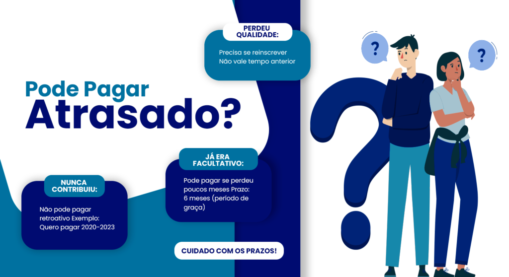 contribuinte facultativo pode pagar atrasado