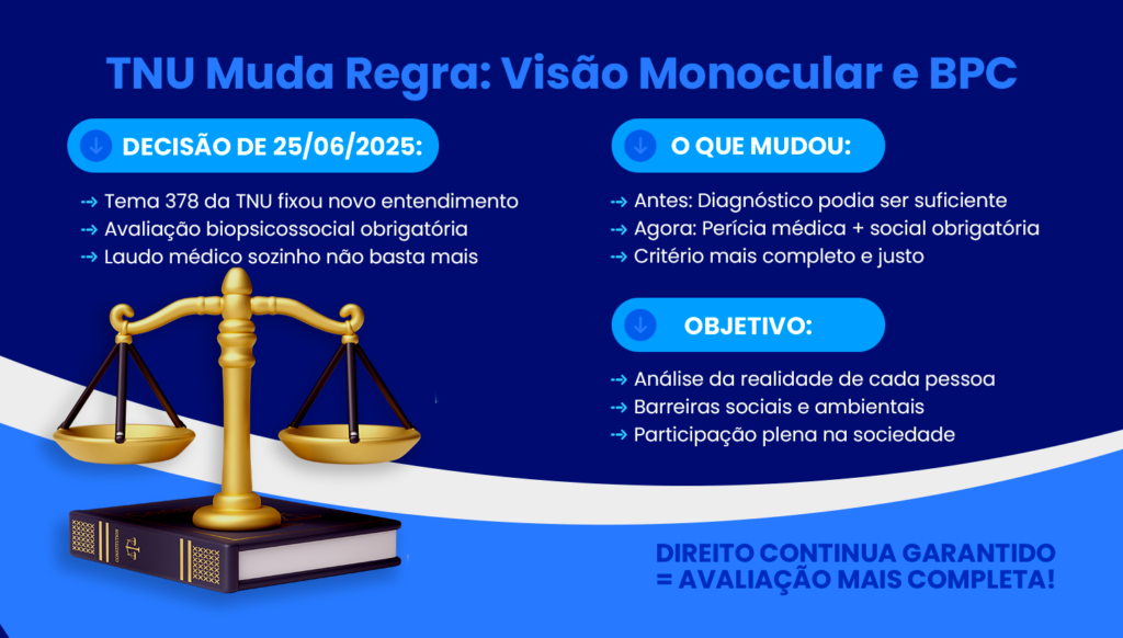 bpc/loas para quem tem visão monocular