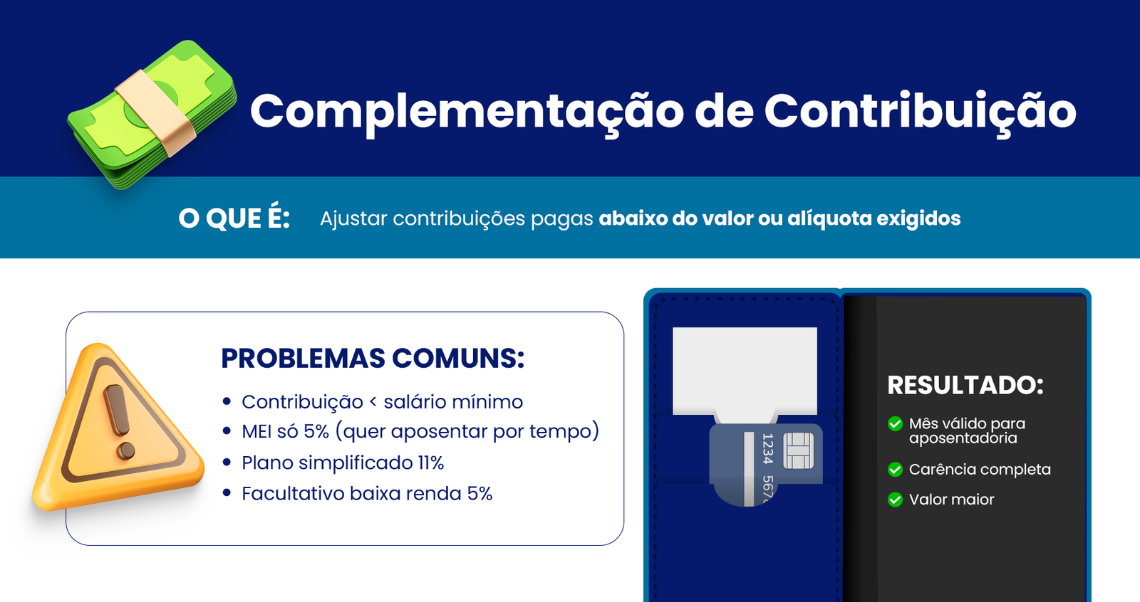 Complementação de contribuição previdenciária: passo a passo (2026)