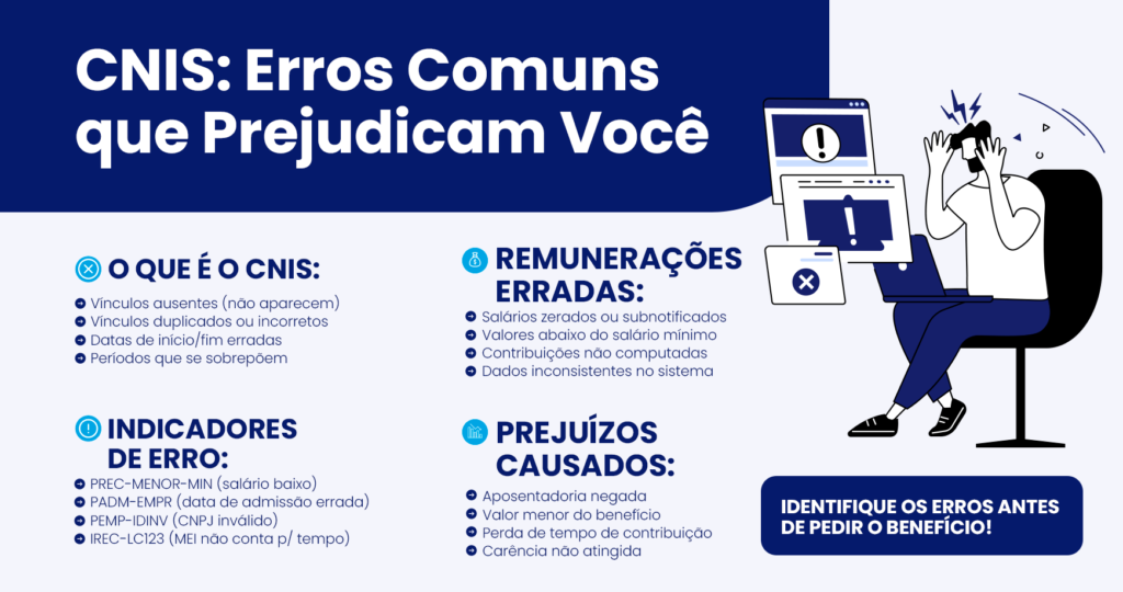 erros no cnis
