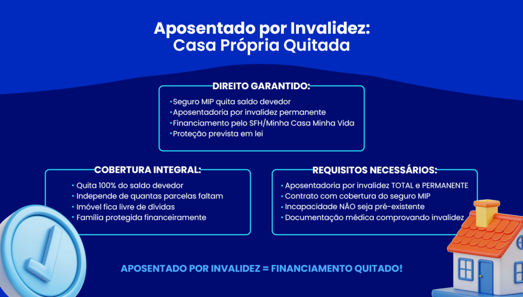 casa propria quitada para aposentado por invalidez