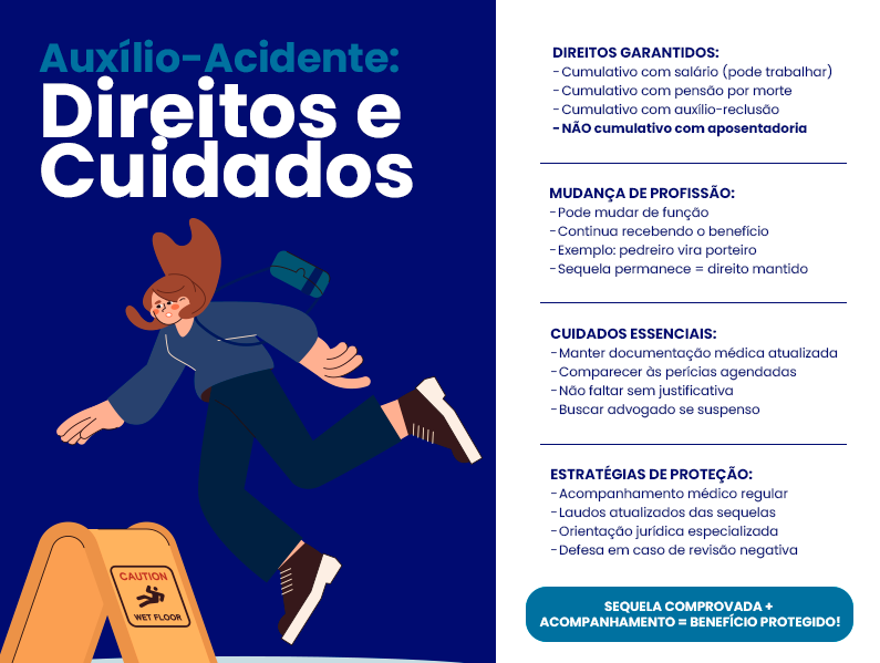 direitos e cuidados auxilio acidente