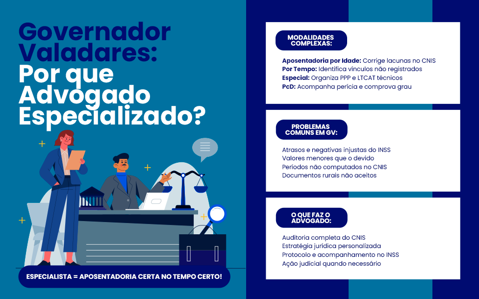 precisa de advogado especializado em valadares