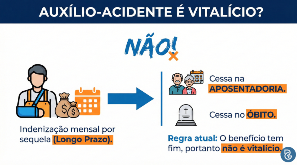 Auxílio-acidente é vitalício?