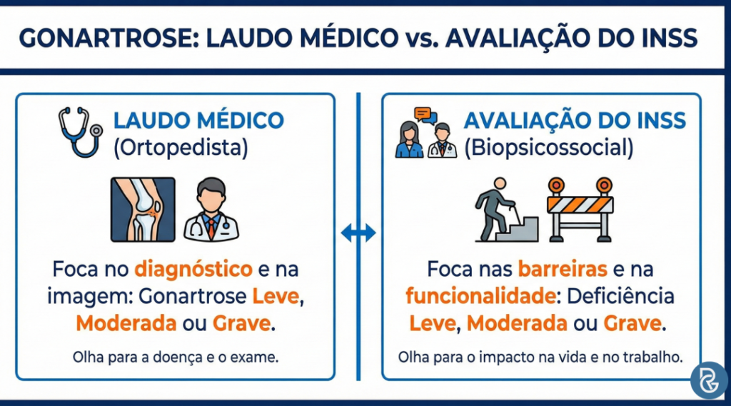 Gonartrose é PcD? (CID M17)