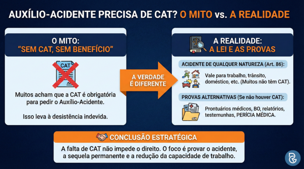 Auxílio-acidente precisa de CAT?