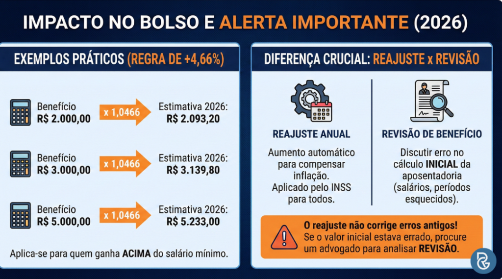 Reajustes do INSS na Aposentadoria em 2026