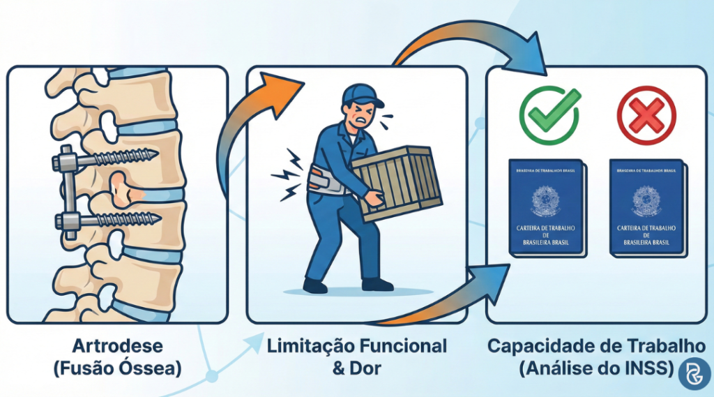 Artrodese dá direito a aposentadoria no INSS?
