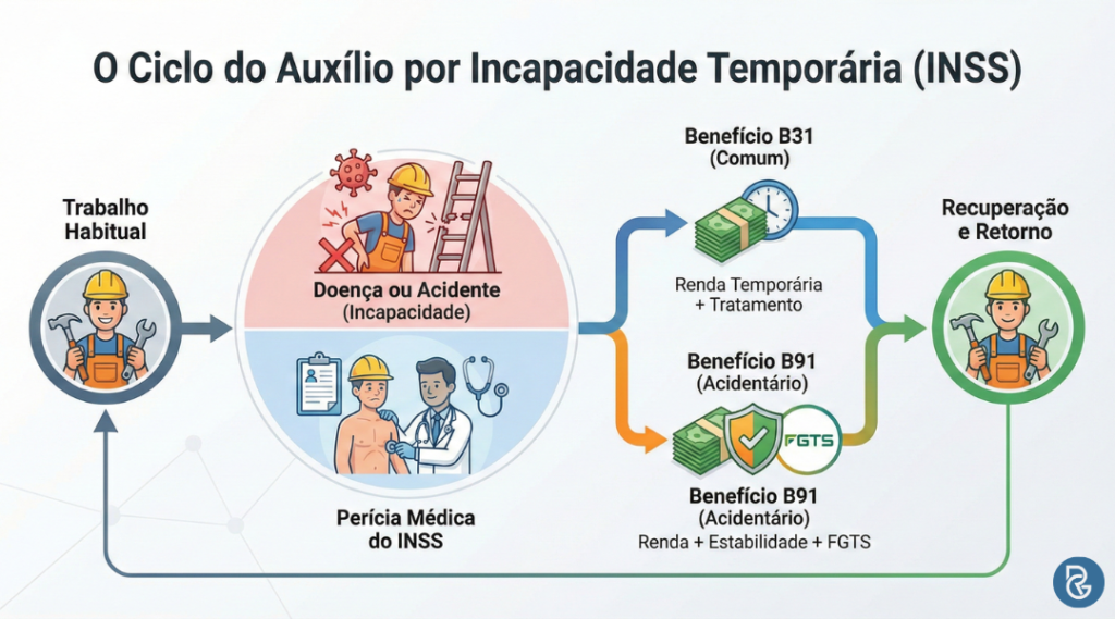 Auxílio por incapacidade temporária: